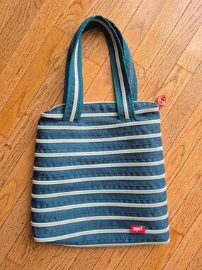 ZIPIT Tango Tote Bag Blue-Green